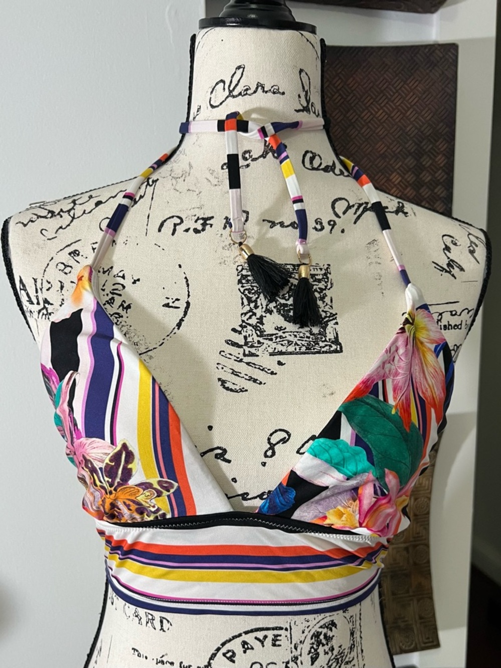 Trina Turk Bikini Halter Top!